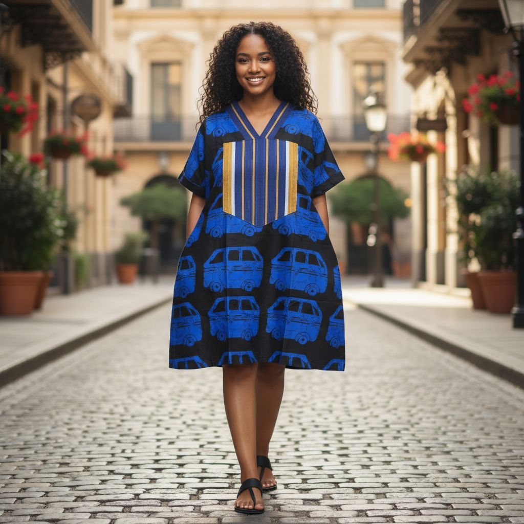Ankara short dress