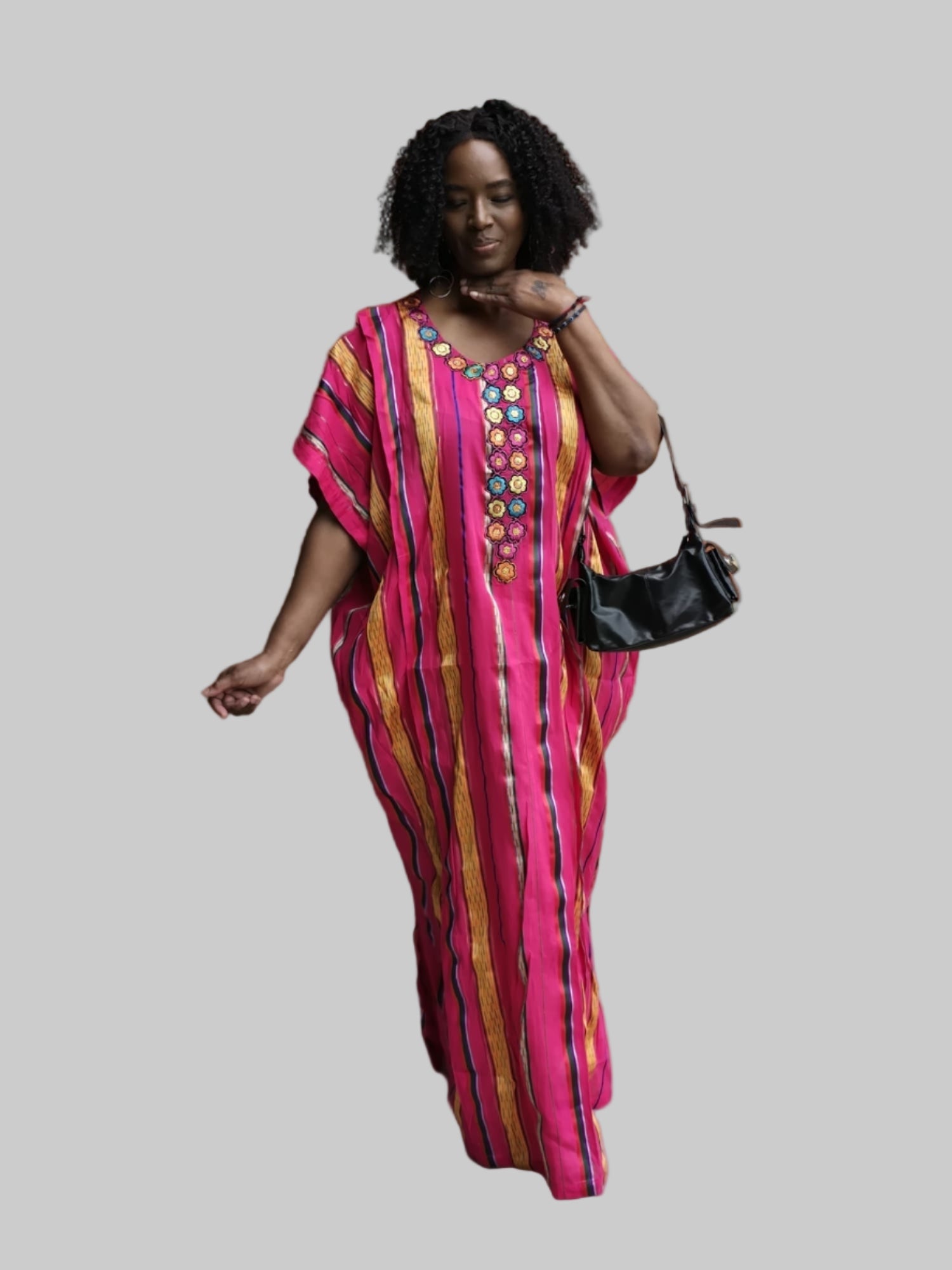 Ankle Length  Multicolour Dress
