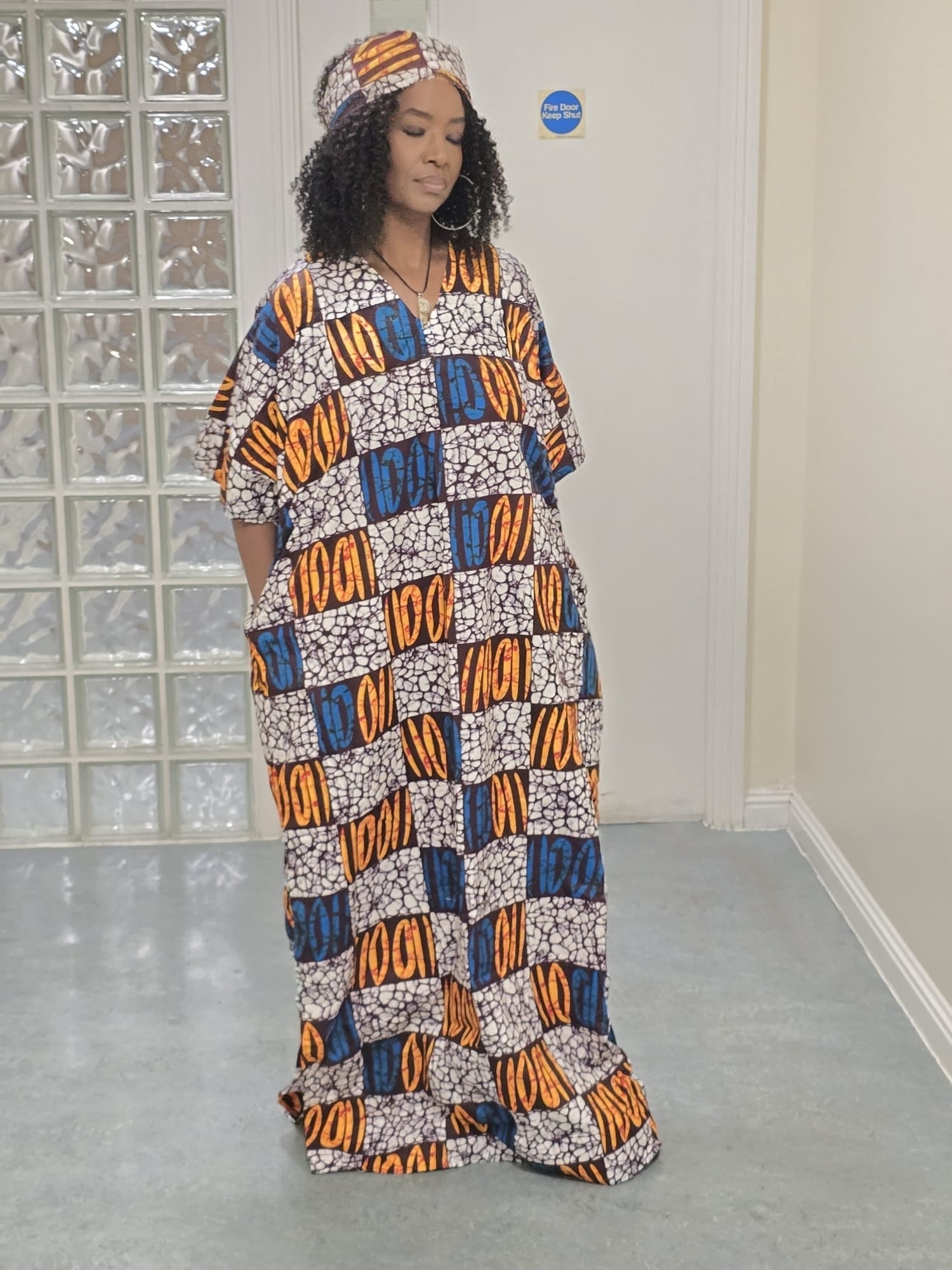 Ankara Long Dress
