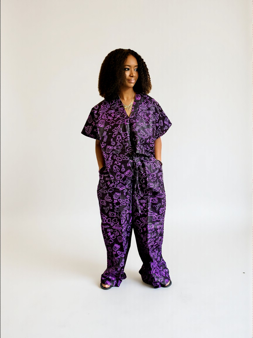 Two piece trouser set