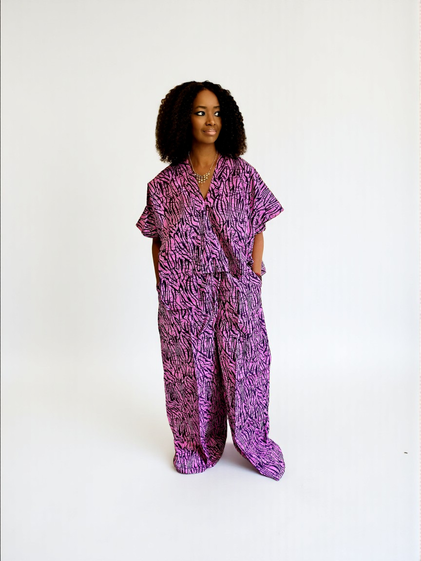 Two piece trouser set