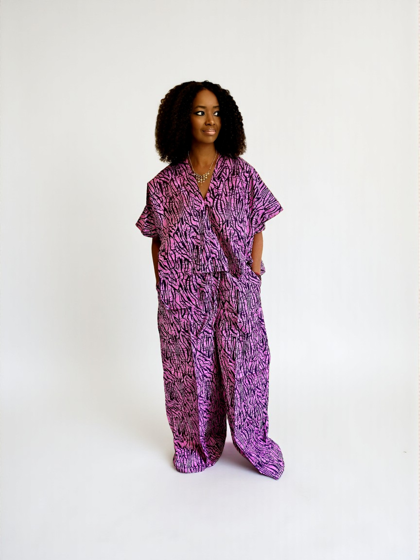 Two piece trouser set